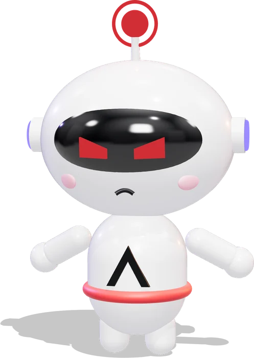 R-bot enojado